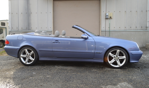 オープンカー 希少色 メルセデス ベンツ Clk3 クォーツブルー希少カラーカブリオレ Dresta8 鳥栖のclkの中古車 ジモティー