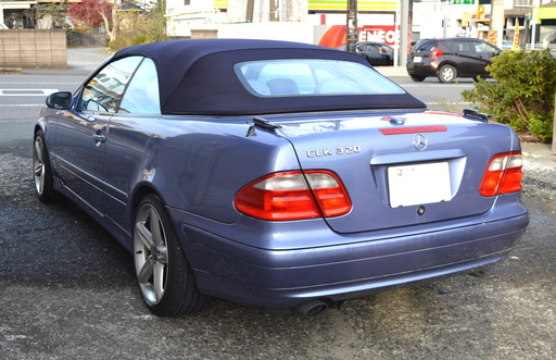 オープンカー 希少色 メルセデス ベンツ Clk3 クォーツブルー希少カラーカブリオレ Dresta8 鳥栖のclkの中古車 ジモティー