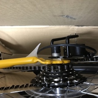 未使用品　REGOLITH　レゴリス　折りたたみ自転車　イエロー　MTB26-18