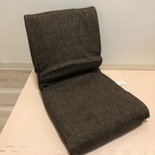 【千円セール】カインズ　洗えるカバー　コンパクト 座椅子　折り畳み可能