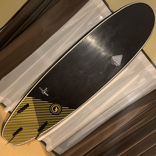 中古サーフボード　ソフトボード　スポンジボード　7ft  フィンとリーシュコード付