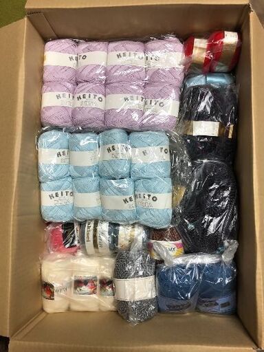 新しい季節 手芸用 毛糸セット 113玉+2巻 その他