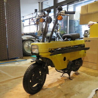 □HONDA MOTOCOMPO AB12 ホンダ モトコンポ 50cc イエロー パーツ取り 部品取り車 ベース車 バイク 札幌発