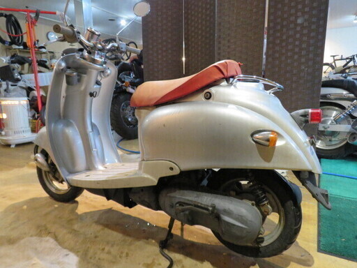 □YAMAHA VINO 5AU ヤマハ ビーノ 8132km シルバー 50cc エンジン始動