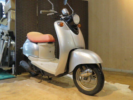 □YAMAHA VINO 5AU ヤマハ ビーノ 8132km シルバー 50cc エンジン始動OK 原付 原チャリ スクーター パーツ取り 部品取り車 ベース車 バイク □YAMAHA VINO 5AU ヤマハ ビーノ 8132km シルバー 50cc エンジン始動