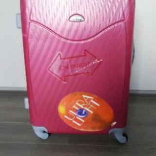 スーツケース　POLONGO　約68×38×25　ピンク
