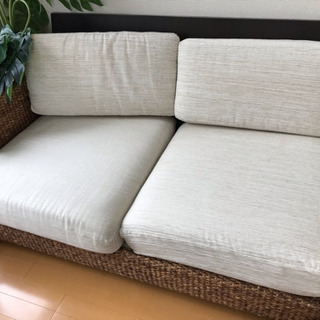 アジアン家具 バリ風L字ソファー