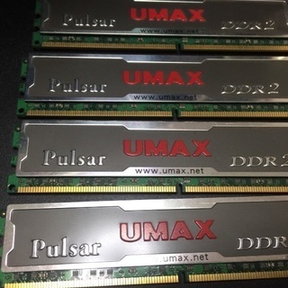 【メモリー2GBx4枚セット=合計8GB】 UMAX DDR2-...