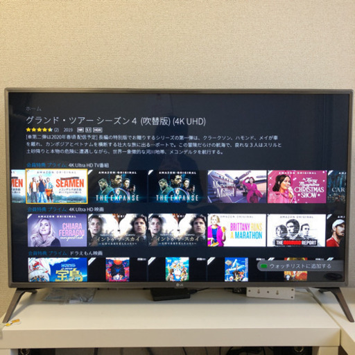 LGエレクトロニクス 43UJ6100 43型 4Kテレビ