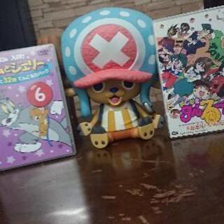 チョッパーフィギュア&まじかるタルルート君のVL2&トムとジェリーDVD
