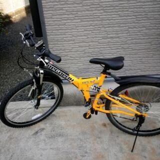 折りたたみ自転車26インチ18段変速