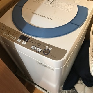 SHARP 全自動洗濯機 2016年 7.0kg