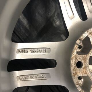 AZSPORTS16インチアルミ　５穴　PCD114.3　ラウウェンS FIT EQタイヤ215/60R/16　2018年製　エスティマ等に