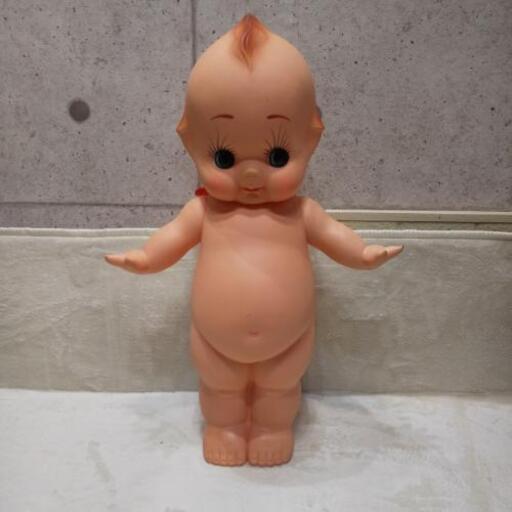 特大 ビッグ キューピー人形 高さ約58cm オレンジ羽根付き 特大 ビッグ キューピー人形 高さ約58cm オレンジ羽根付き