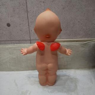 フィギュア 特大 ビッグ キューピー人形 高さ約58cm オレンジ羽根付き 