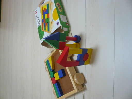 積み木幼児おもちゃ知育玩具車付き あいび 木津川のおもちゃ 積木 の中古あげます 譲ります ジモティーで不用品の処分