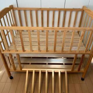 大和屋 5段階床板調節タオルかけ付すのこベビーベッド ちいら 六町のベビー用品 ベビーベッド 家具 の中古あげます 譲ります ジモティーで不用品の処分