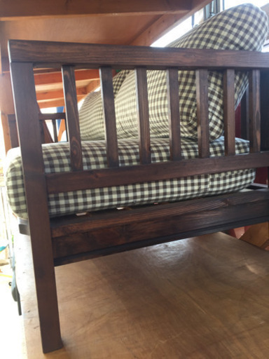 1/9東区和白 大川家具2Pソファ 可愛い ナチュラル カントリー調