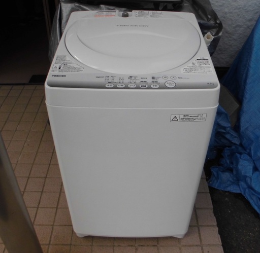 JM5935)TOSHIBA/東芝 全自動洗濯機 AW-42SM(W) 2014年製 4.2kg 中古品 動作OK♪【取りに来られる方限定】