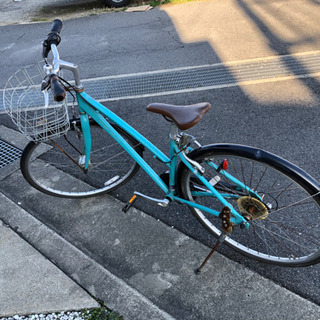 取引中　パンク直せばすぐ乗れます!! 自転車　5段切替　マウンテ...