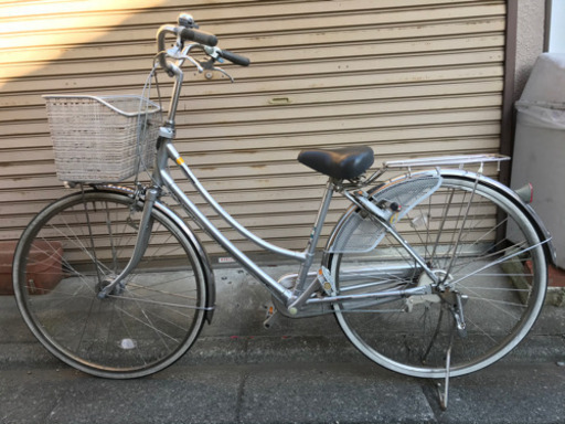 整備済中古自転車 ブリヂストン Jobna ママチャリ 3段変速 オートライト