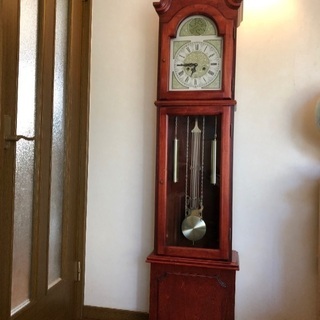 ホールクロック ねじ巻き式 アンティーク