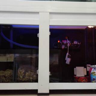 液晶君トローラーパネル装備のオーバーフロー水槽 120cm フルセット