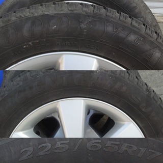 225/65R17ホイールータイヤpcd114.3/5H