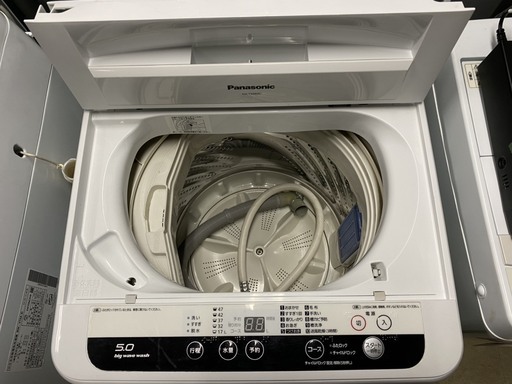 パナソニック 全自動電気洗濯機 NA-F50B9 ホワイト 2016年製 ビッグ