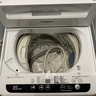 ☆中古 激安！！ Panasonic　全自動電気洗濯機　5kg　NA-F50B9C　2016年製　￥17,000！！ ☆中古 激安！！ Panasonic 全自動電気洗濯機 5kg NA-F50B9C 2016年製