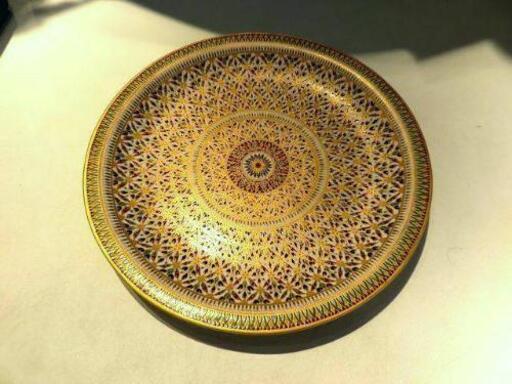 タイ王室御用達 ベンジャロン焼き カップ&ソーサー トレー  