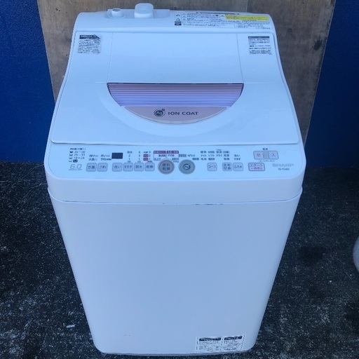 夏セール開催中 MAX80%OFF！ 【配送無料】SHARP 6.0kg 洗濯乾燥機 ES-TG60L 洗濯機