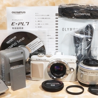 ☆超極上美品＆自撮り＆スマホ転送☆オリンパス E-PL7 レンズ