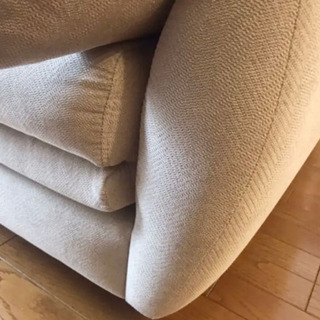 【美品】布張りソファ(Nポケット A9H KB-DGY) 美品】布張りソファ(Nポケット A9H KB-DGY)