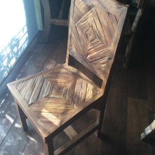 木製の椅子。1,500円／個