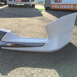 30系 ヴェルファイア モデリスタフロントリップ ホワイトパール 