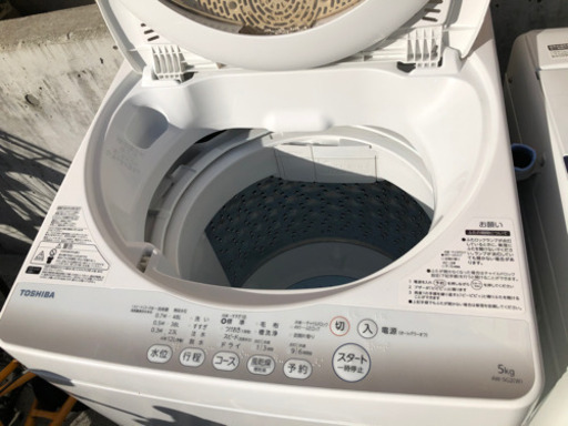 東芝 5K 洗濯機 2015年製 aw-5g2