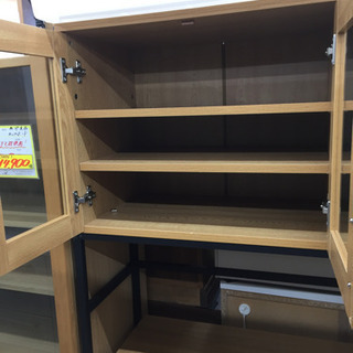 1 10東区和白 食器棚 オシャレ デザイン良い 安い リサイクル