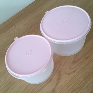 タッパーウェア 2個セット  TUPPERWARE 直径22セン...