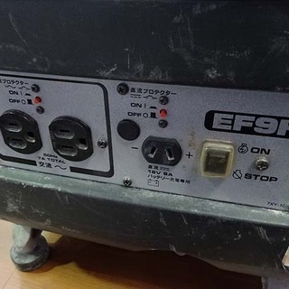 動作OK☆YAMAHA/ヤマハ☆発電機 単相100V 災害時/アウトドア/現場作業に！■EF9H■