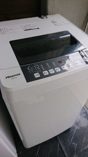 【決まりました】配達無料(市内近郊)ハイセンス 洗濯機 5,5k 2016年式