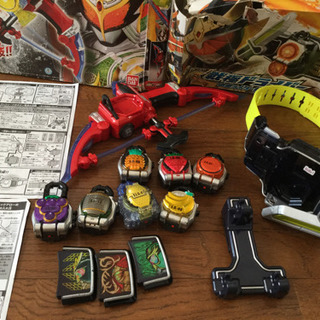 仮面ライダーガイム ベルト ソニックアロー ロックシード もこもこ あざみ野のおもちゃ ヒーロー遊び の中古あげます 譲ります ジモティーで不用品の処分