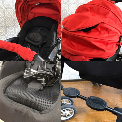 急募 Aprica アップリカ ベビーカー Soraria バーミリオンレッド 中古 レインカバーなどのおまけ付き Marron 浮間舟渡のベビー用品 ベビーカー バギー の中古あげます 譲ります ジモティーで不用品の処分