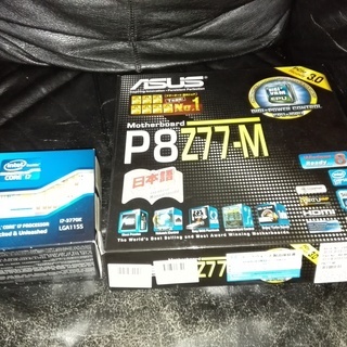 箱付き Ivy Bridge i7-3770k マザーボードZ77 メモリ8GBセットで ...