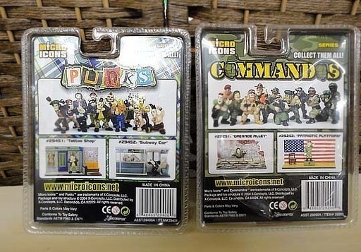 激レア 保管未開封 Micro Icons フィギュア Punks Commandos 人形 2セット 8体 マイクロアイコンズ ブリスター モノハウス 白石 白石のフィギュアの中古あげます 譲ります ジモティーで不用品の処分