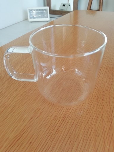 無印良品 耐熱ガラスマグカップ きっか 江東の食器 コップ グラス の中古あげます 譲ります ジモティーで不用品の処分