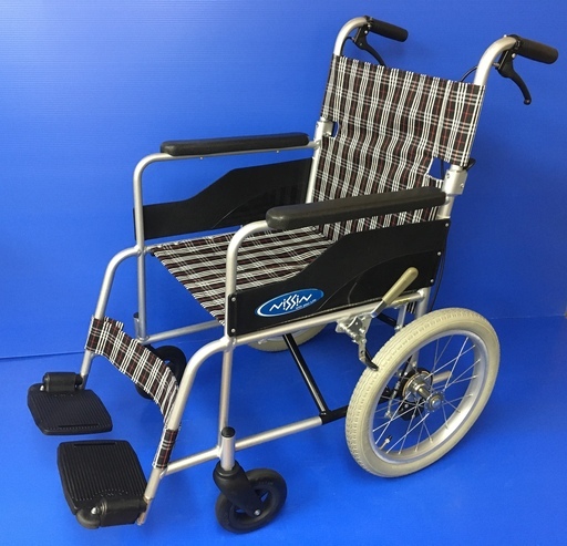 【売約済】介助式車いす 標準型　 NC-2CB 日進医療器