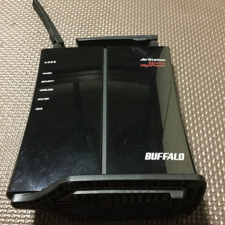 終了【交渉中】BUFFALO 無線LANルーター親機