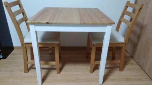 Ikeaイケアダイニングテーブルセット2人用 あお 久地の家具の中古あげます 譲ります ジモティーで不用品の処分 Ikeaイケアダイニングテーブルセット2人用 あお 久地の家具の中古あげます 譲ります ジモティーで不用品の処分