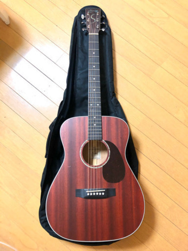 【お取引決まりました】1万3千円　S.Yairi アコースティックギター　3回使用　ほぼ新品（弦のみサビあり）チューナー、教本、カポタスト付き